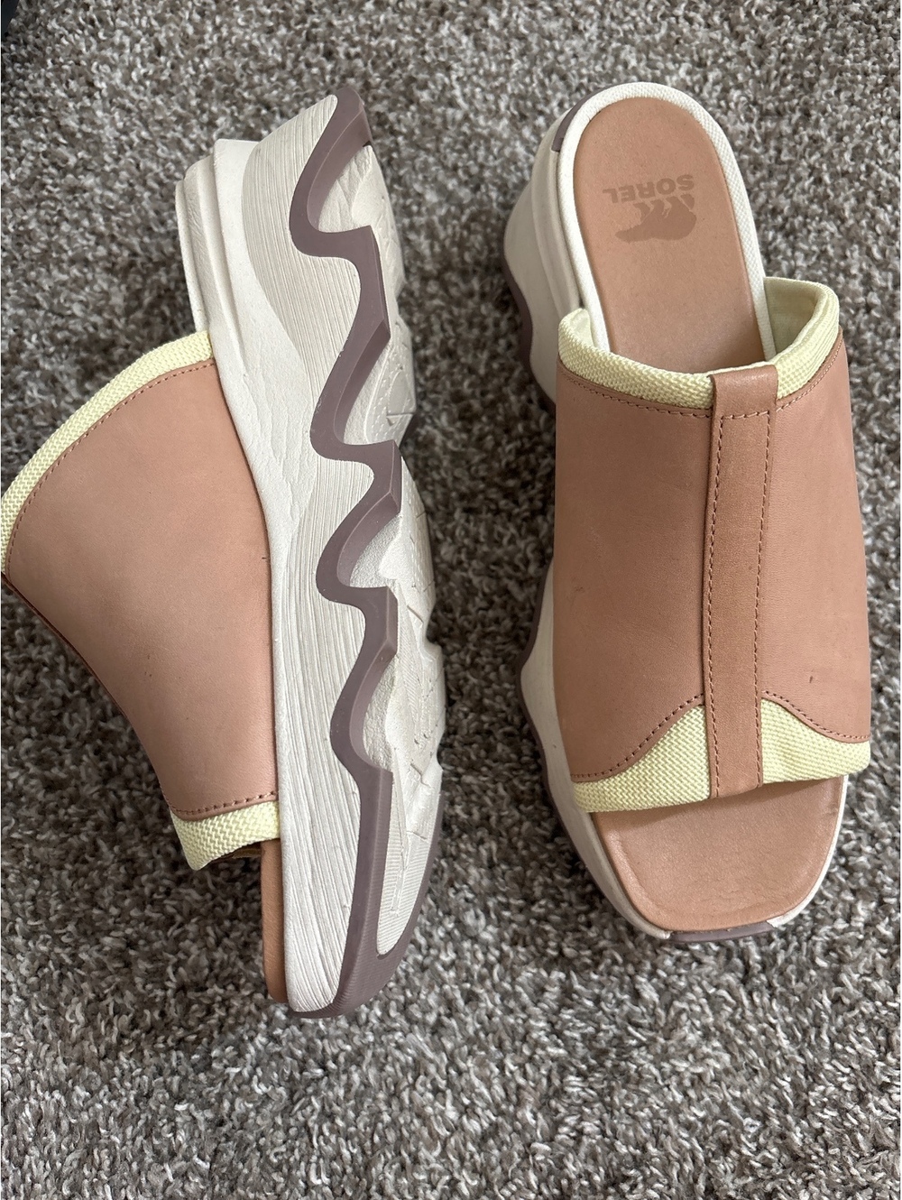 Sorel Kinetic Impact Slide High Sandal Size 9.5